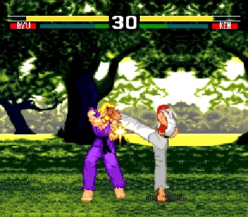 Street Fighter EX (World) (Unl) (Pirate) screen shot game playing